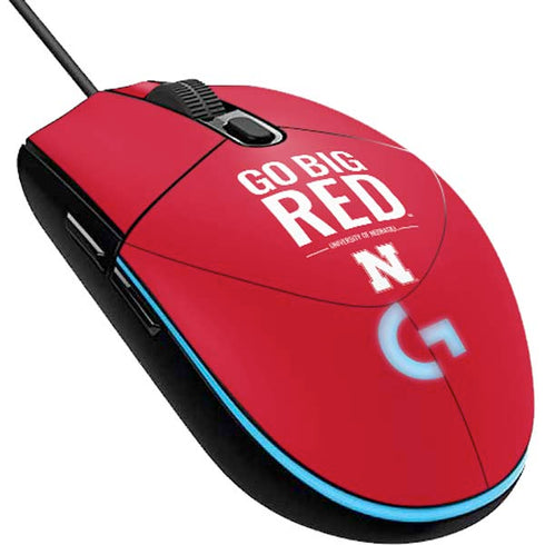 University of Nebraska Go Big Red G203 Prodigy RGB Wired Gaming Mouse Skin